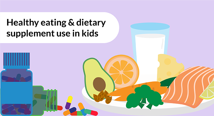 healthy eating and use of dietary supplements in children